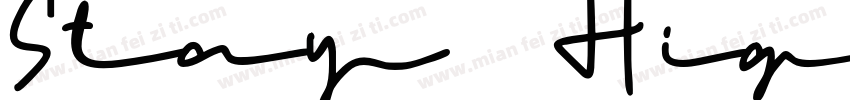 Stay High Logotype字体转换